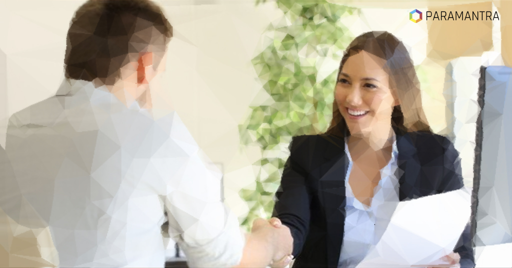 Interviewer assessing a sales executive candidate during an interview to find the best sales executive