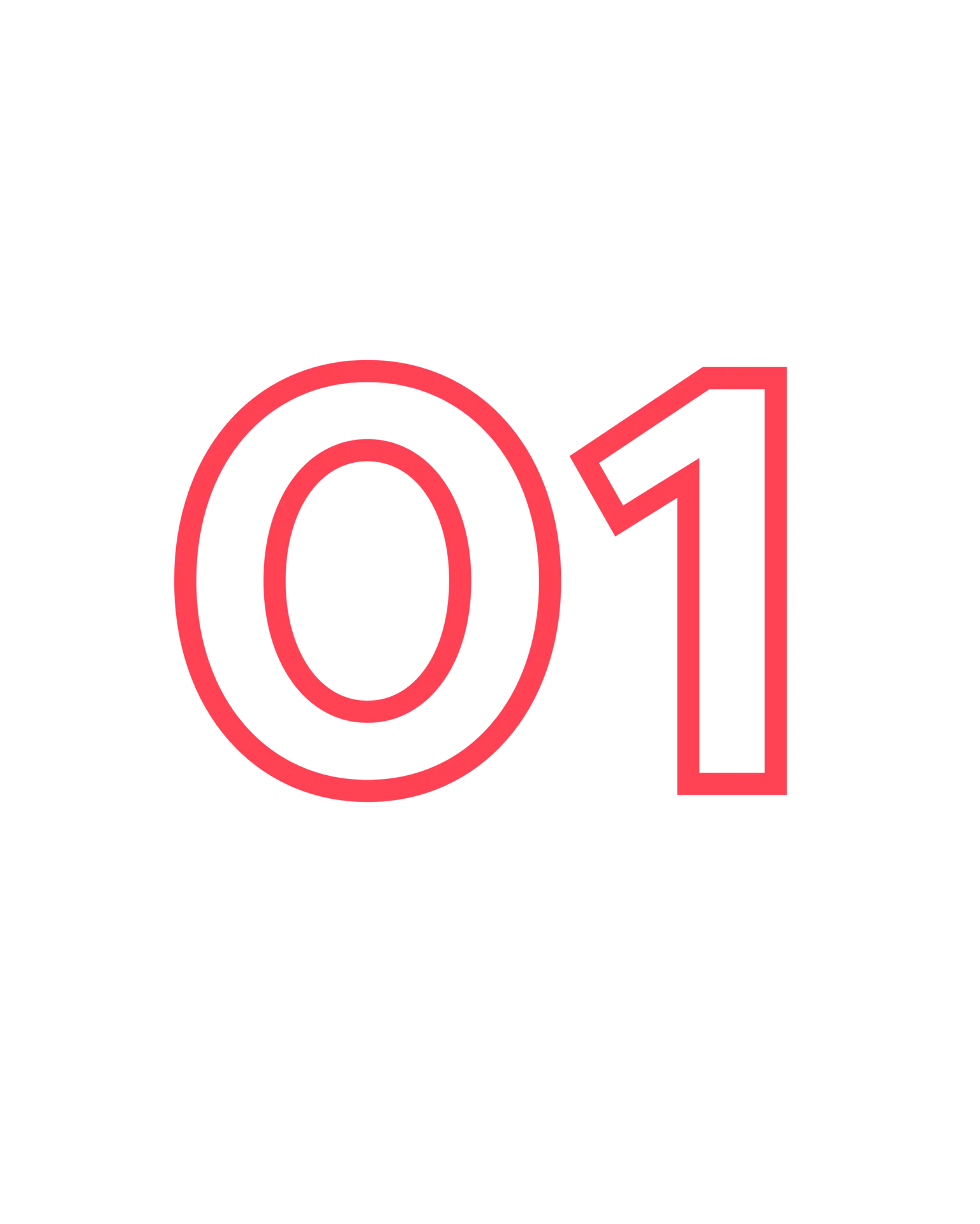 one